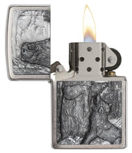 Load image into Gallery viewer, Zippo Pipe Lighter - Bear vs Wolf