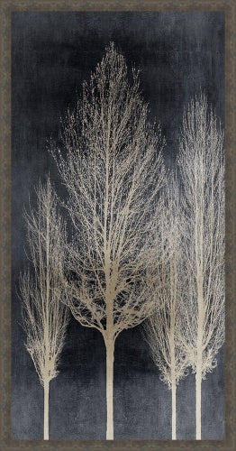 Silver Tree Silhouette 1