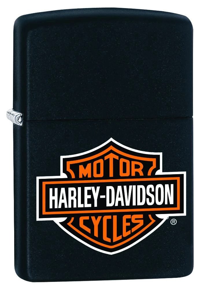 Zippo Pipe Lighter - Harley Davidson Black